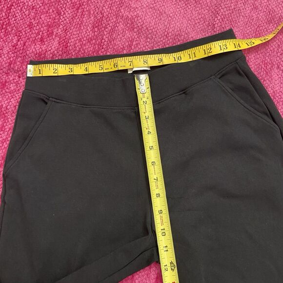 AYR Pull On Wide Leg Cropped Ankle Pants Black Size Medium - Picture 8 of 10